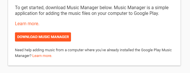 Google music manager for pc